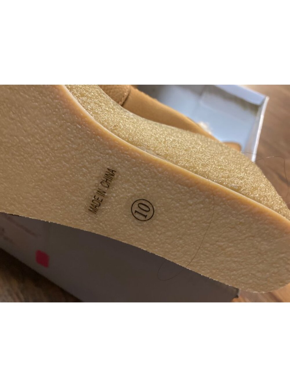 Charlotte Ronson Camel Wedge Boots Heels - Size 10 US - Brand New in Box - Picture 4 of 6